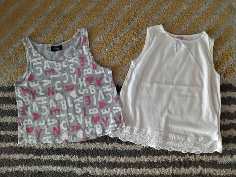 Písmenkové letné tielko 134/140, takko,134