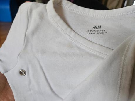 4x zavinovacie body s dlhým rukávom h&m 68, h&m,68