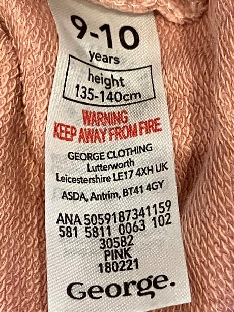 Dievčenská crop mikina s nápisom (134-140), george,134