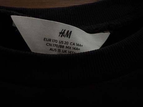 Mikina top stav, h&m,170