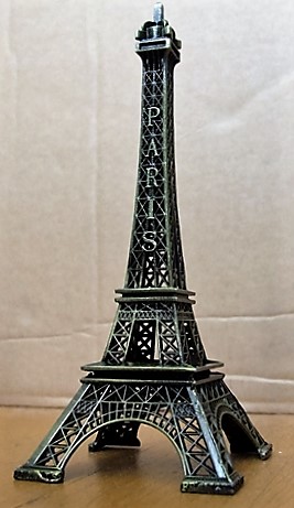 Kovova eifelova veza - 10 cm, 