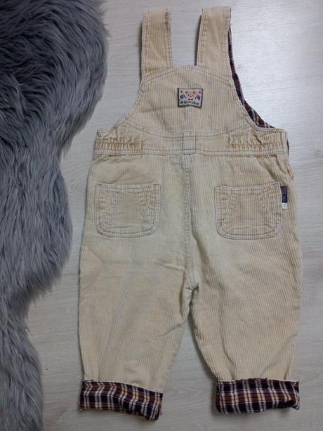 Chlapčenské menčestrové nohavice na traky (92), 92