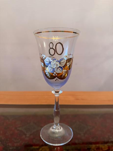 Zdobený jubilejný pohár 80,