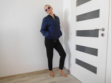 Jack jones s, modrá bunda dámska oversize, s