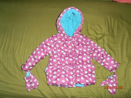 Bundicka s rukavickami hello kitty, hello kitty,86