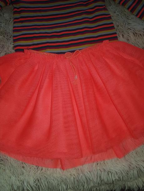 Neónová sukňa, h&m,92