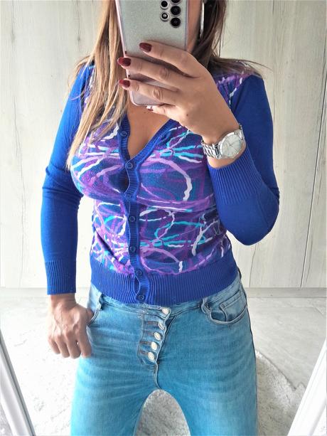 Modrý svetrík-s/m, s