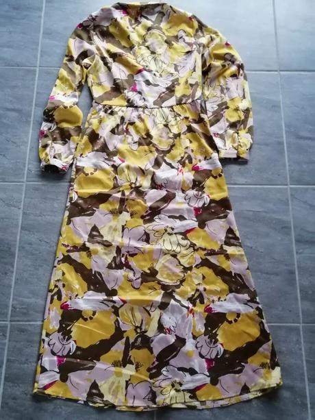 Pestré kvalitné šaty vila, v34-36, 36