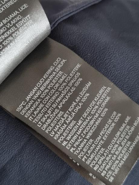 Modrá padavá blúzka/top h&m veľ. 40, h&m,40