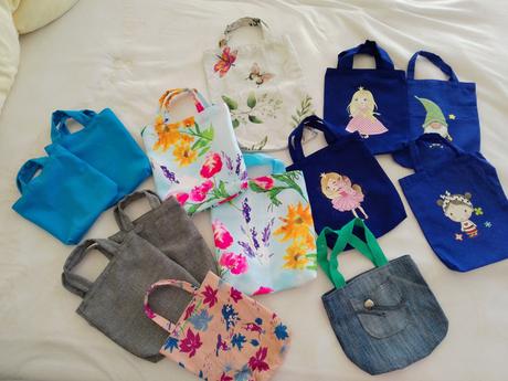 Látková taška pre deti, 