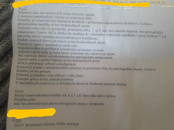 Bola som na MR mozgu. Aké sú moje výsledky?