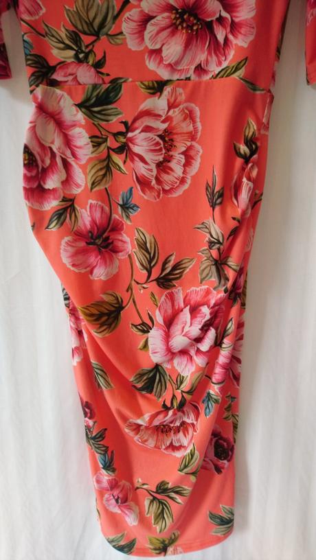 Dámske elastické ružové materské šaty, asos, s