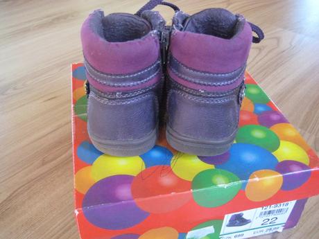 Prechodné topánočky, mierne vyteplené, bubble gummers,22