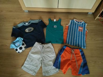 Balík letného oblecka pre chlapca veľ. 104, 104–116