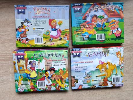 4 knihy, rozprávky,