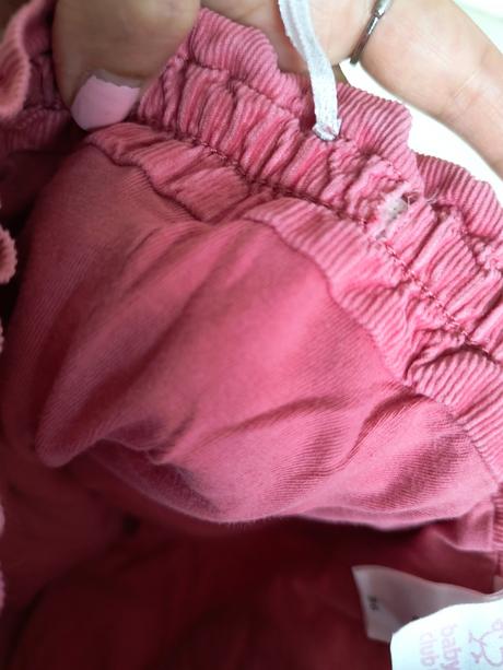 Lososové zateplené nohavice 86, baby club,86