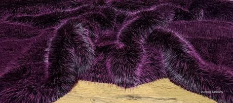 Elegantná umelá kožušina - magenta pro - cena za 1,