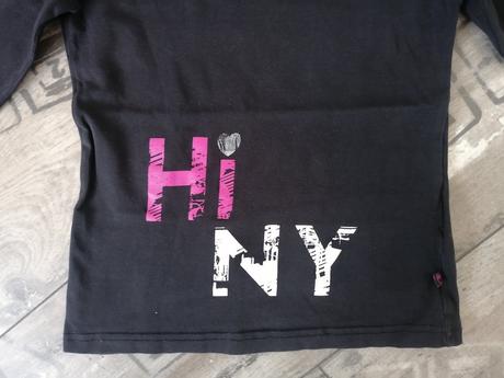 Čierne tričko pre dievčatá, 116