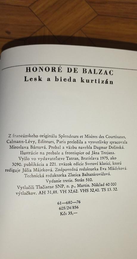 Lesk a bieda kurtizán - honoré de balzac,