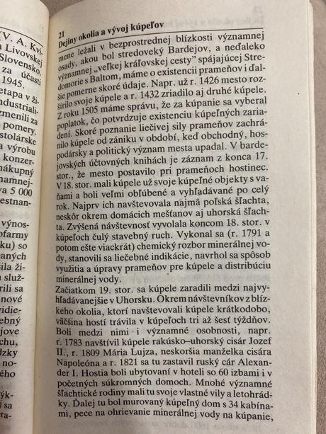 Kniha- bardejovské kúpele, 