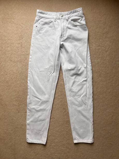 Biele rifle, bershka,32