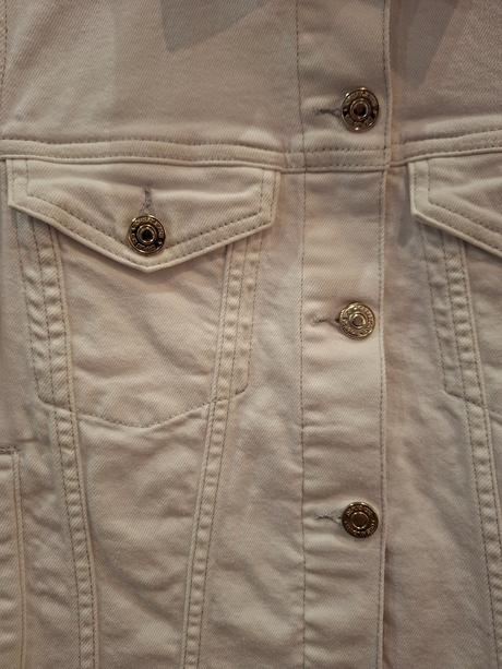 Biela dzinsova vesta, orsay,s