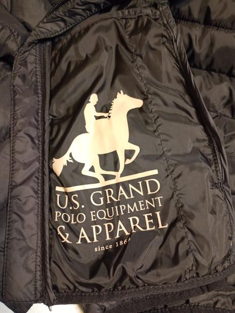 Parádna dlhšia bunda s logom s/m, m