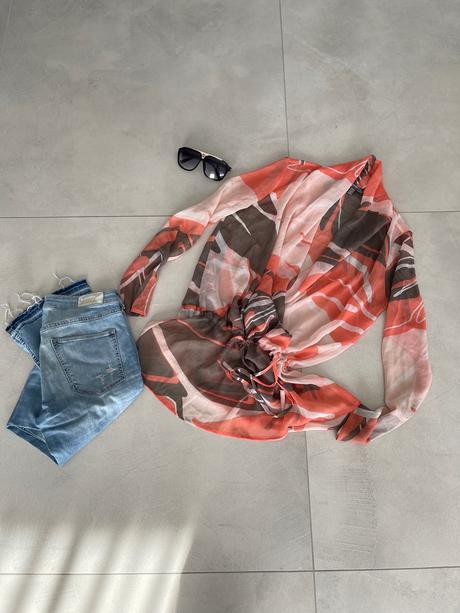 Letná tunika bandolera, bandolera,34