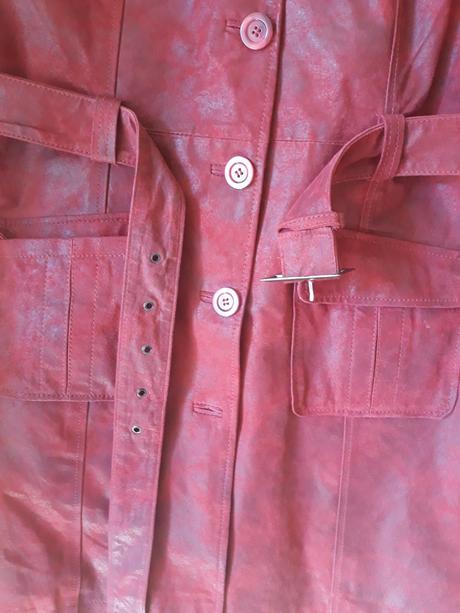 Kožený kabát značka k cero, xl