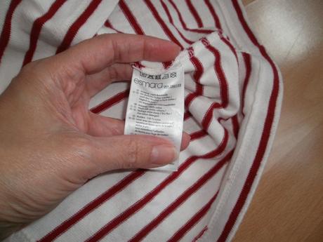 Hrubé pásikavé šaty z úpletu, esmara,38