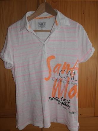 Soccx hebunke neonkovo biele pohodlne tricko m/l, soccx,l