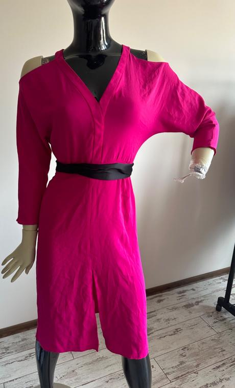 Cyklamenove saty topshop, topshop,36