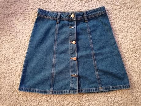 Rifľová sukňa, h&m,36
