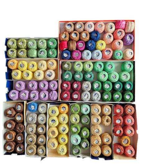 Puppets perle perlovka - priadza na vyšívanie, rôz, 