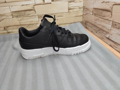 Nike air force 1 39 - dámske kožené čierne tenisky, nike,39