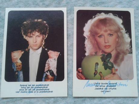 Zberateľské pohľadnice - podpiskarty,