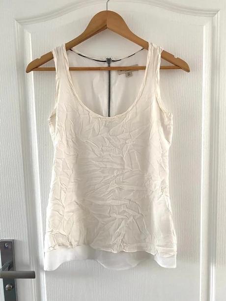 Luxusný hodvábny top burberry london, burberry,xs