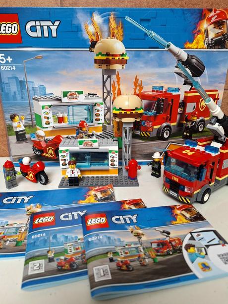 60214 lego city - zásah hasičov v burgrárni, 