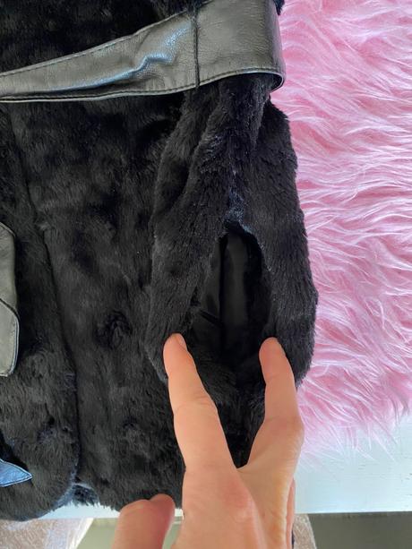 Kožuštek - tenší, h&m,xs