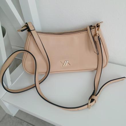 Béžová crossbody kabelka verde, 