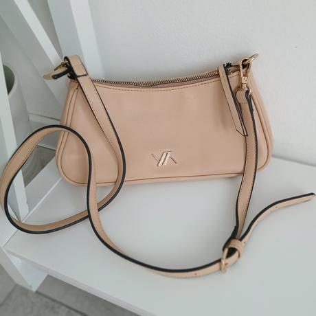 Béžová crossbody kabelka verde, 