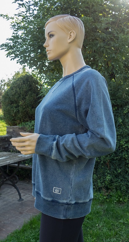 ,riflová" vintage mikina, l