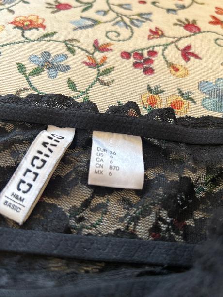 Lambada čipkovaná, h&m,s