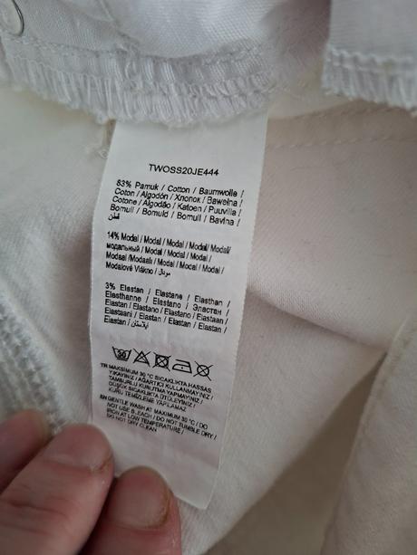 Biele skinny rifle, m