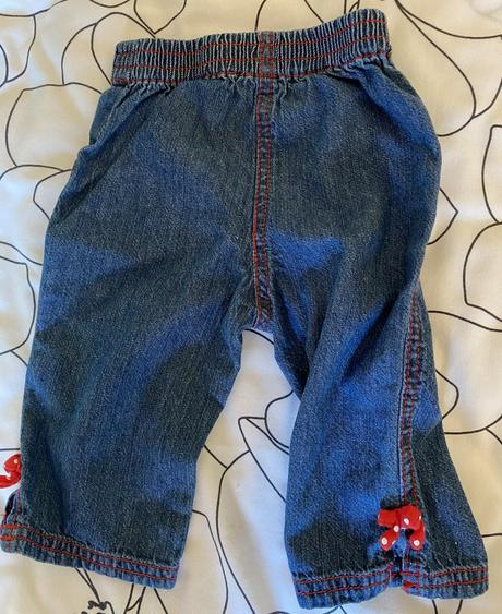 Bavlnené rifle disney by george v. 62/68 na 3-6 m., disney,68