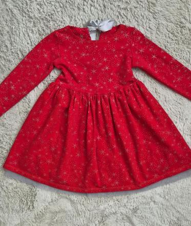 Predám vianočné šaty pre dievča, 122