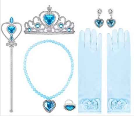 Šaty kostým elza frozen dlhá vlečka rôzne veľkosti, 