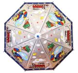 Dáždnik vystreľovací motív dopravné prostriedky, 