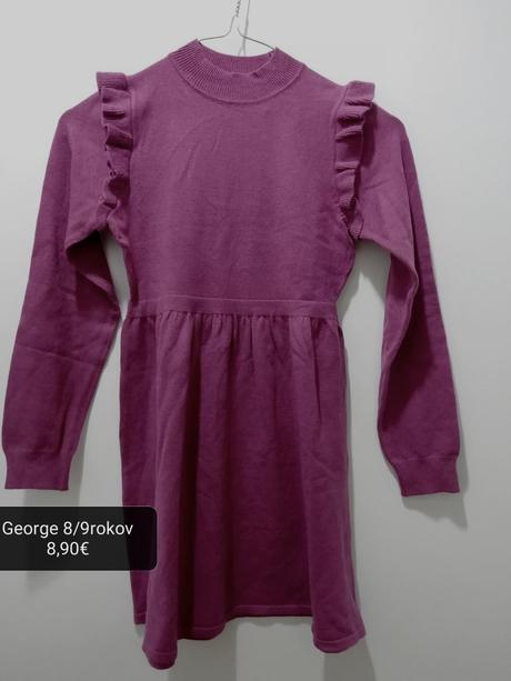 Úpletové šaty, george,134
