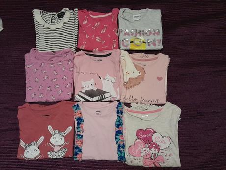 Balík oblečenia pre dievca 128-134, 122–134